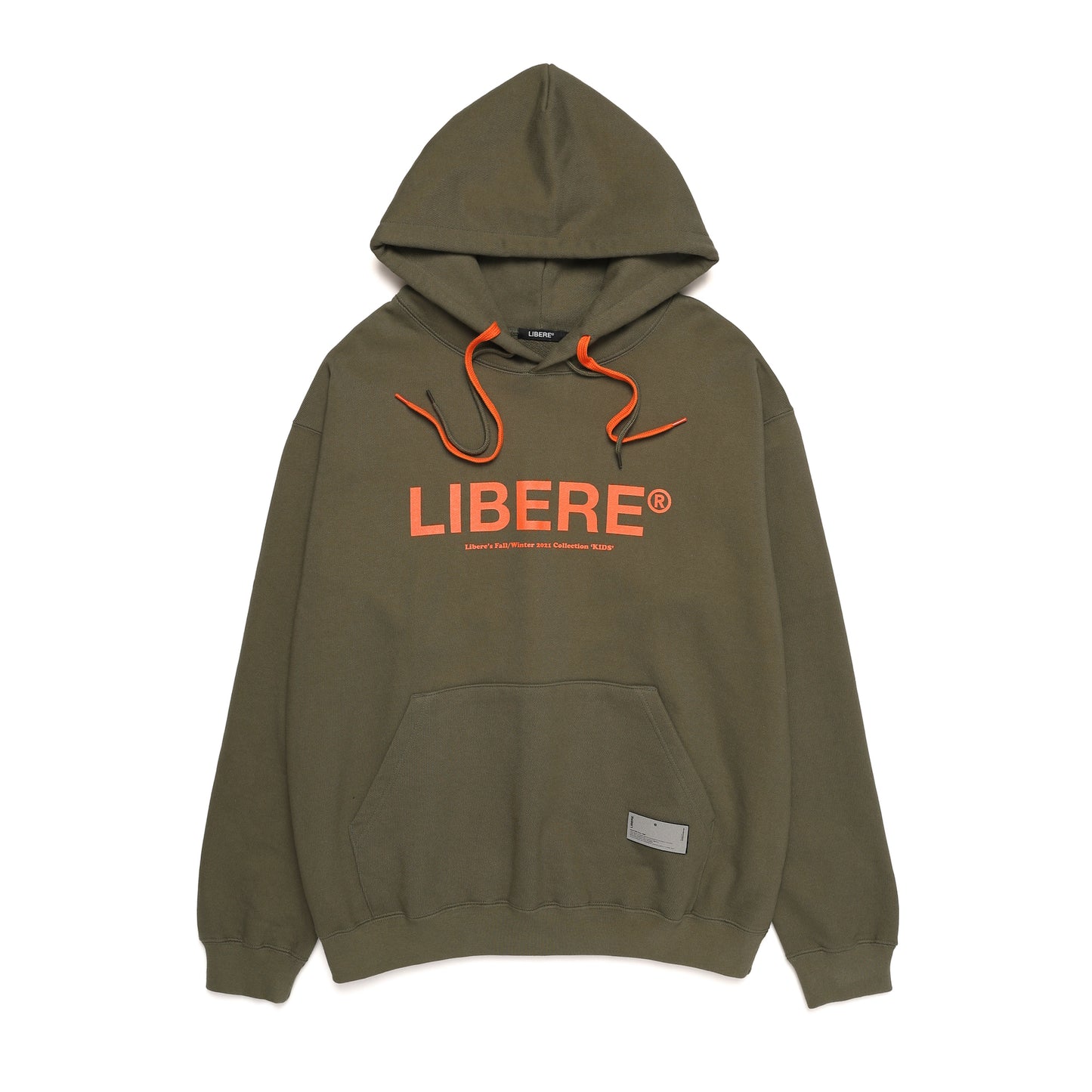 21 LOGO HOODIE / KHAKI