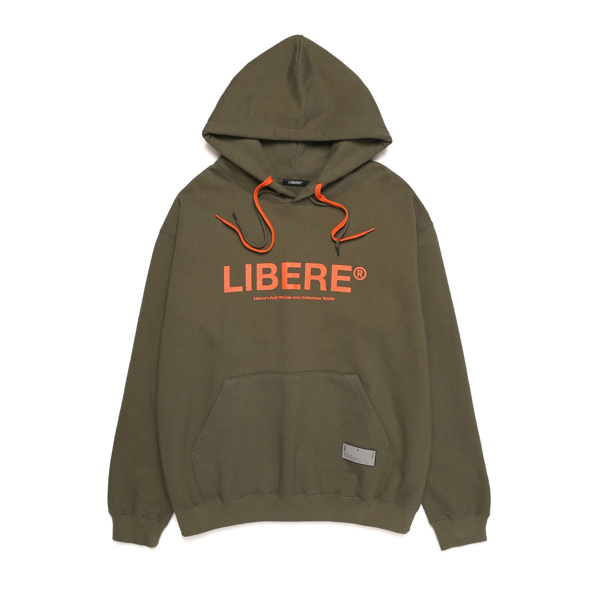 21 LOGO HOODIE / KHAKI