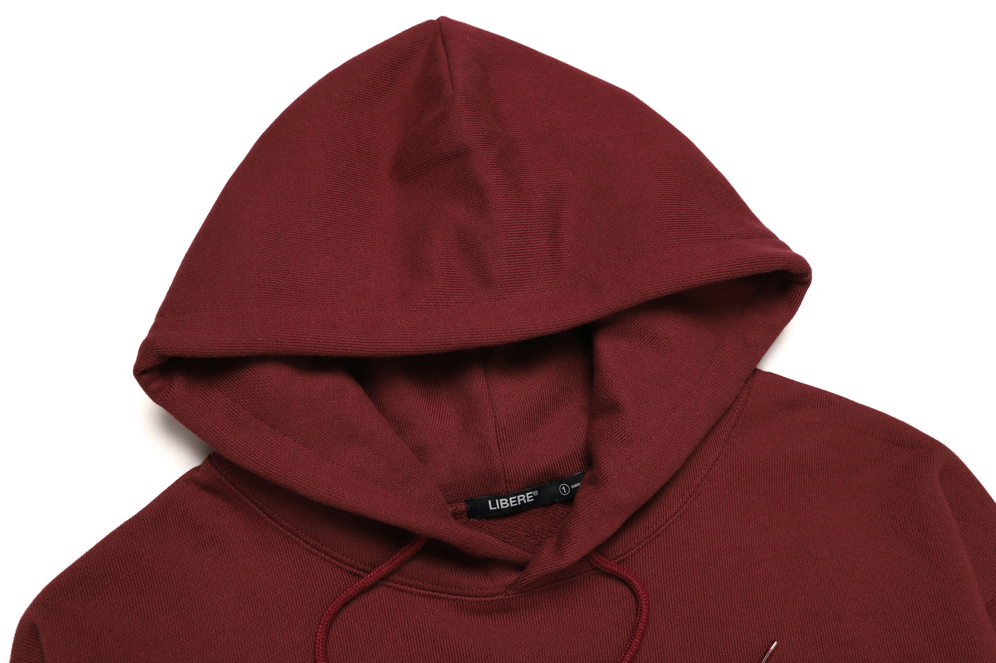 SLOGAN HOODIE / BURGUNDY