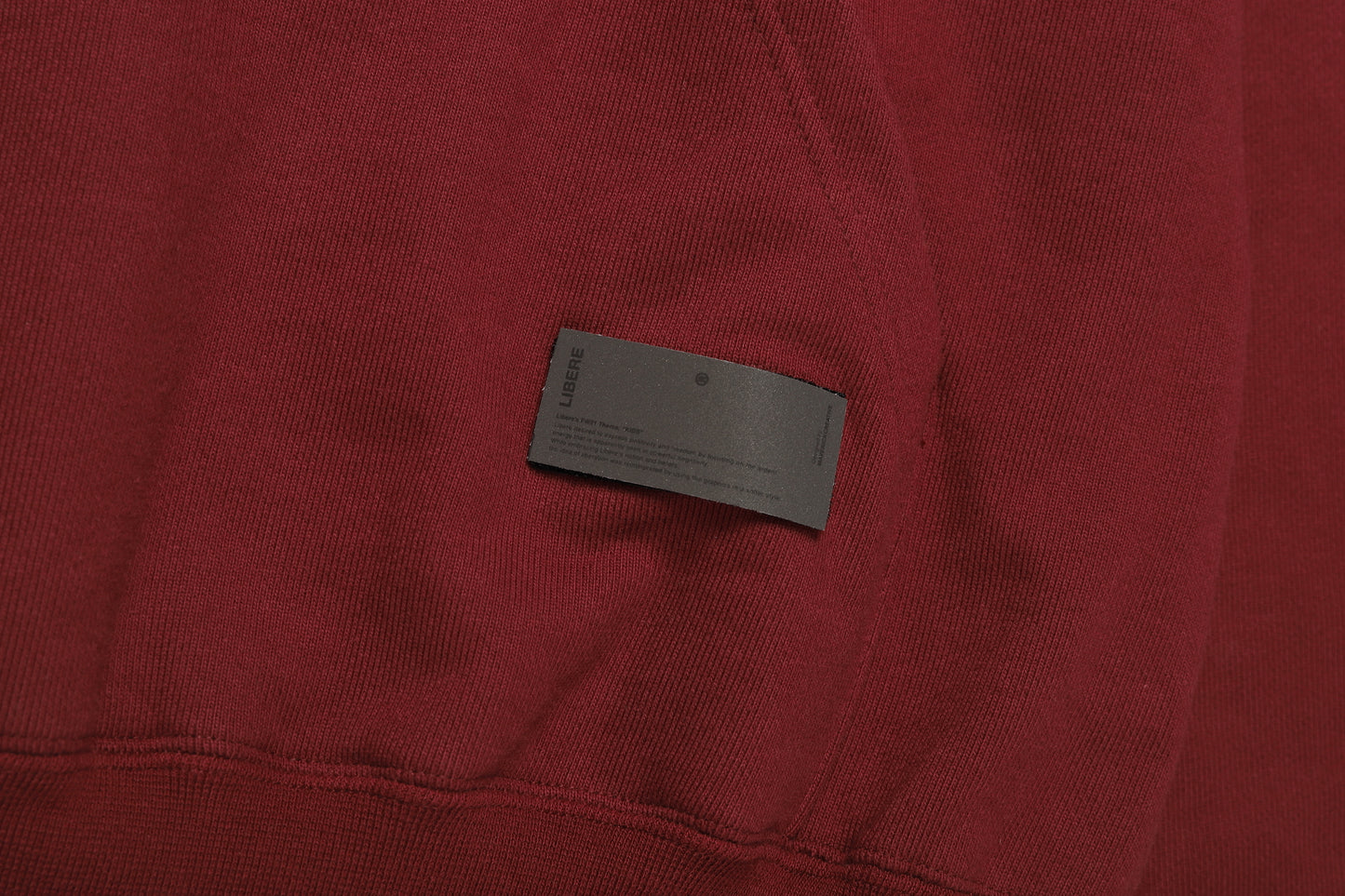 SLOGAN HOODIE / BURGUNDY