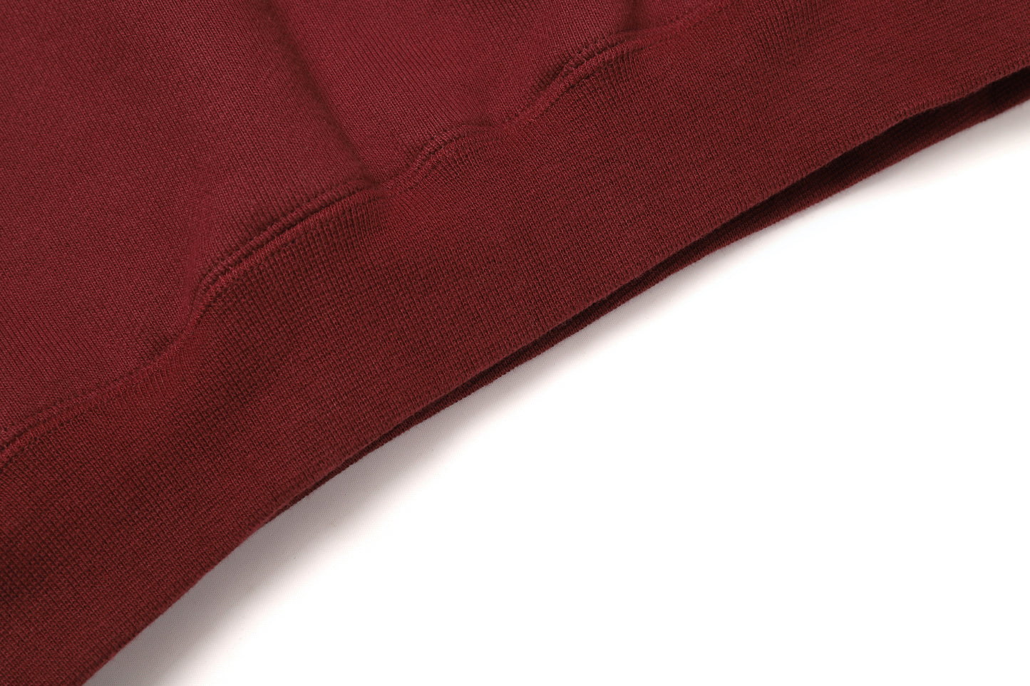 SLOGAN HOODIE / BURGUNDY