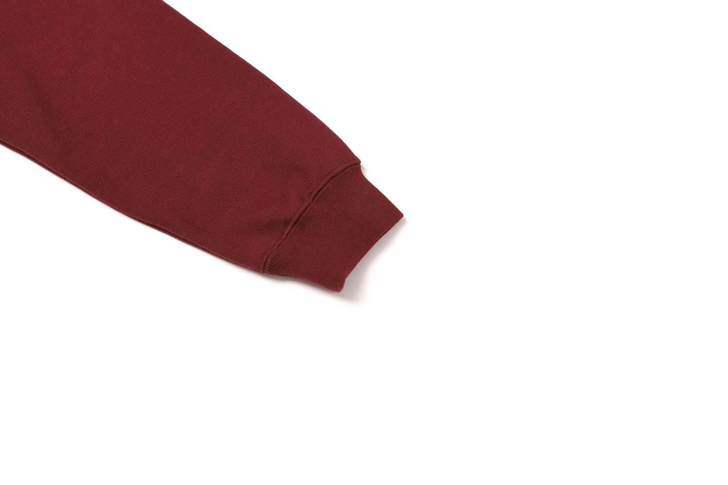 SLOGAN HOODIE / BURGUNDY