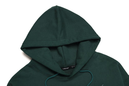 SLOGAN HOODIE / GREEN