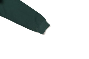 SLOGAN HOODIE / GREEN