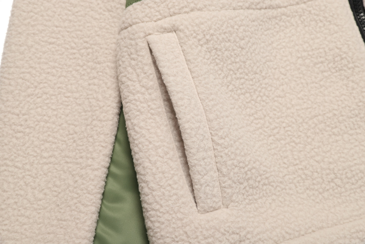 FLEECE JACKET / IVORY