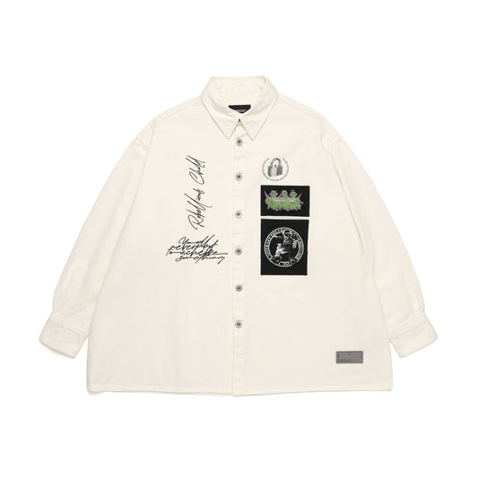 COLLAGE SHIRTS / WHITE