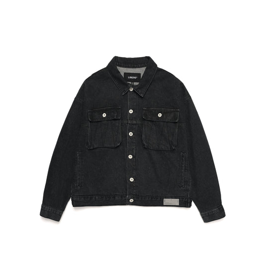 21 DENIM JACKET / BLACK