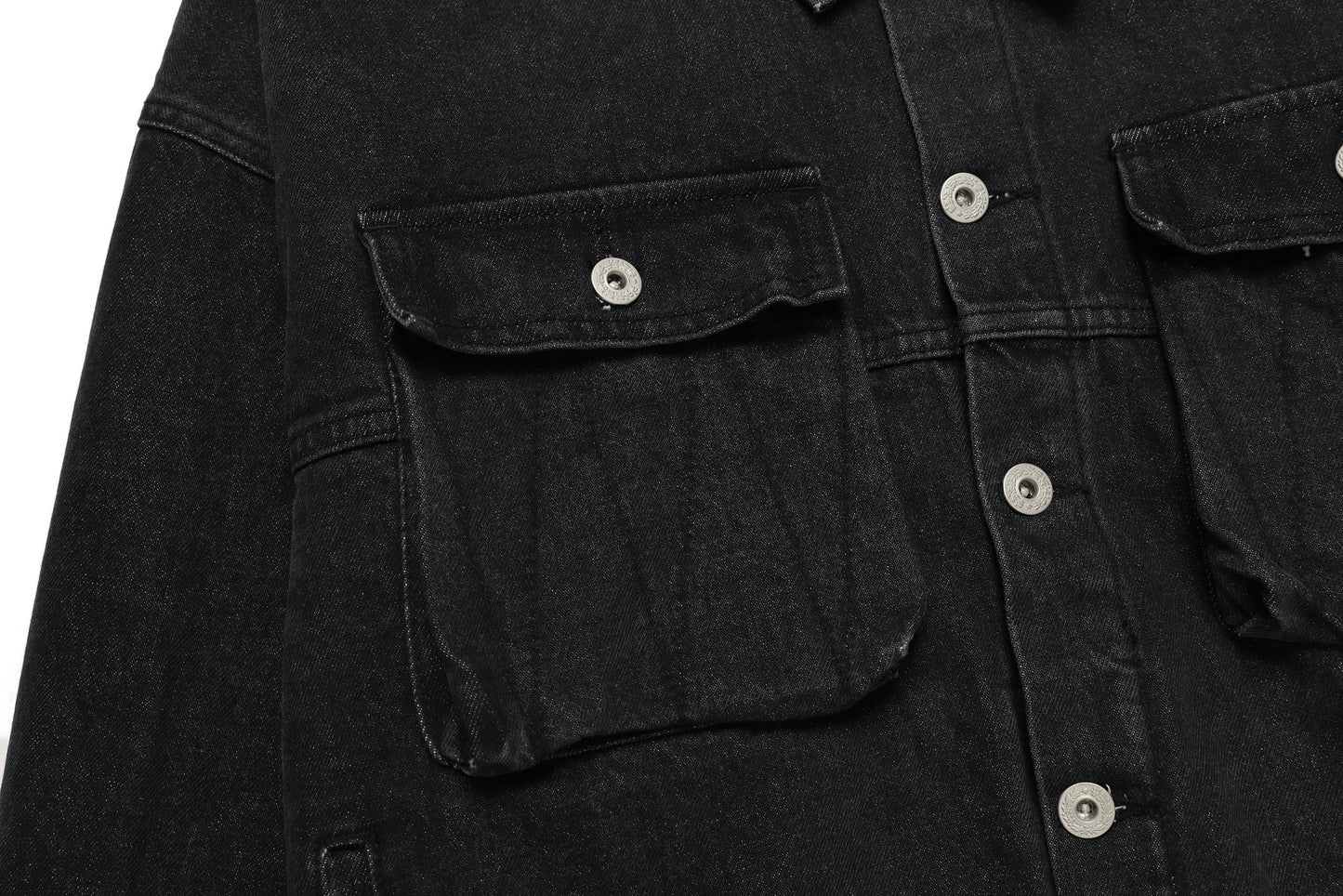 21 DENIM JACKET / BLACK