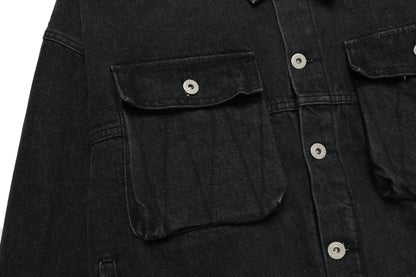 21 DENIM JACKET / BLACK