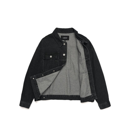 21 DENIM JACKET / BLACK