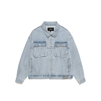 21 DENIM JACKET / SKY BLUE