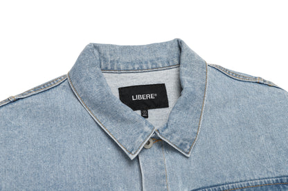 21 DENIM JACKET / SKY BLUE
