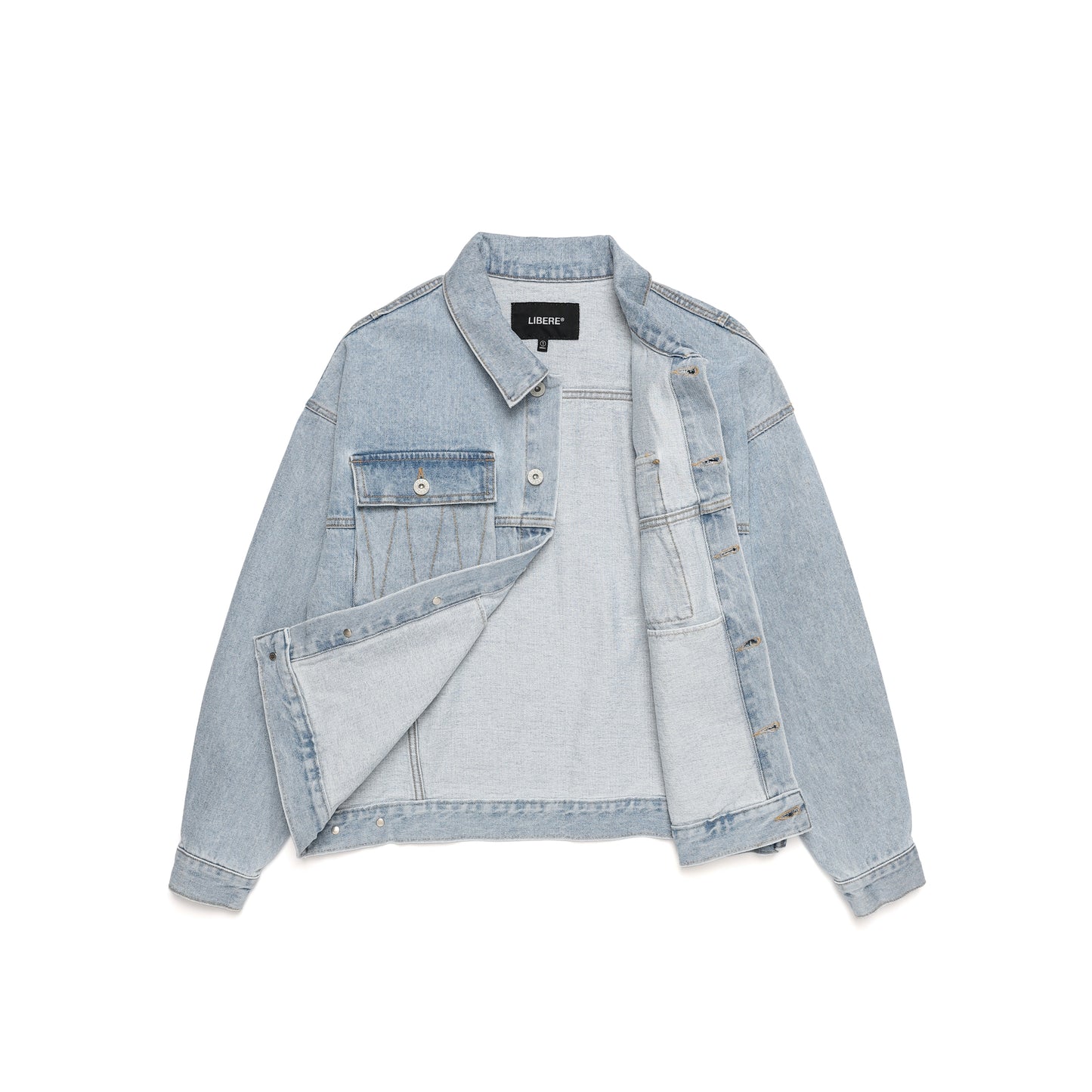 21 DENIM JACKET / SKY BLUE