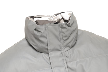 REVERSIBLE DOWN JACKET / SILVER