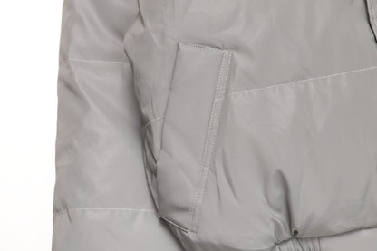 REVERSIBLE DOWN JACKET / SILVER