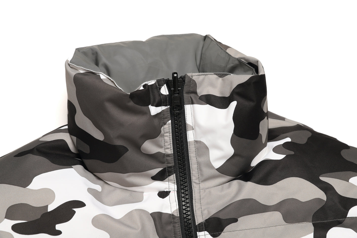 REVERSIBLE DOWN JACKET / SILVER