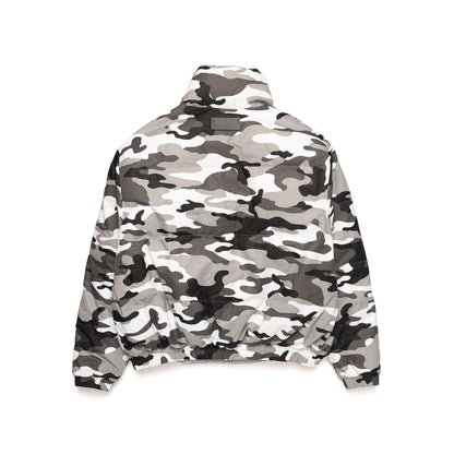 REVERSIBLE DOWN JACKET / SILVER