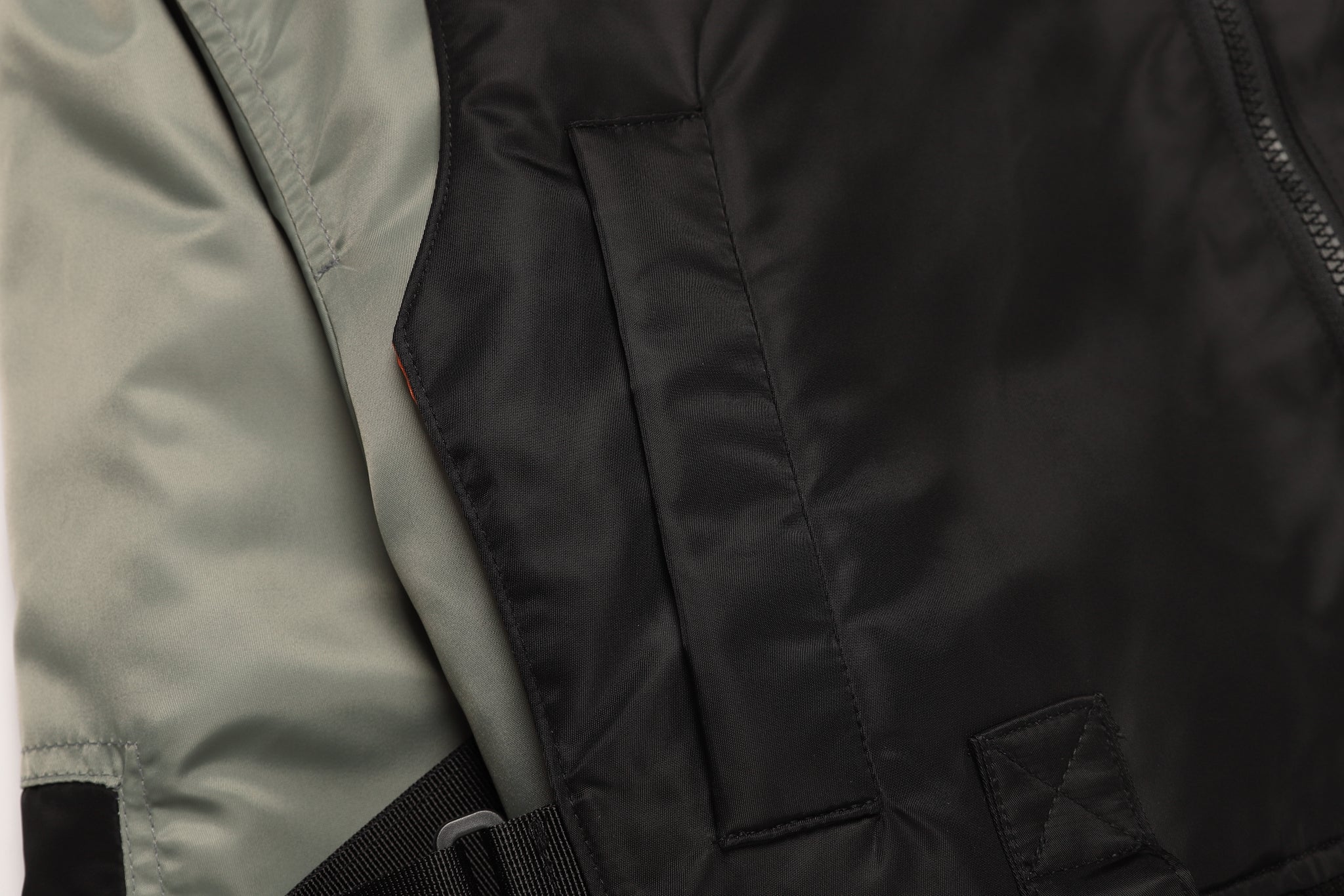 COMBINATION MA-1 JACKET / BLACK