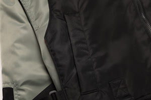 COMBINATION MA-1 JACKET / BLACK