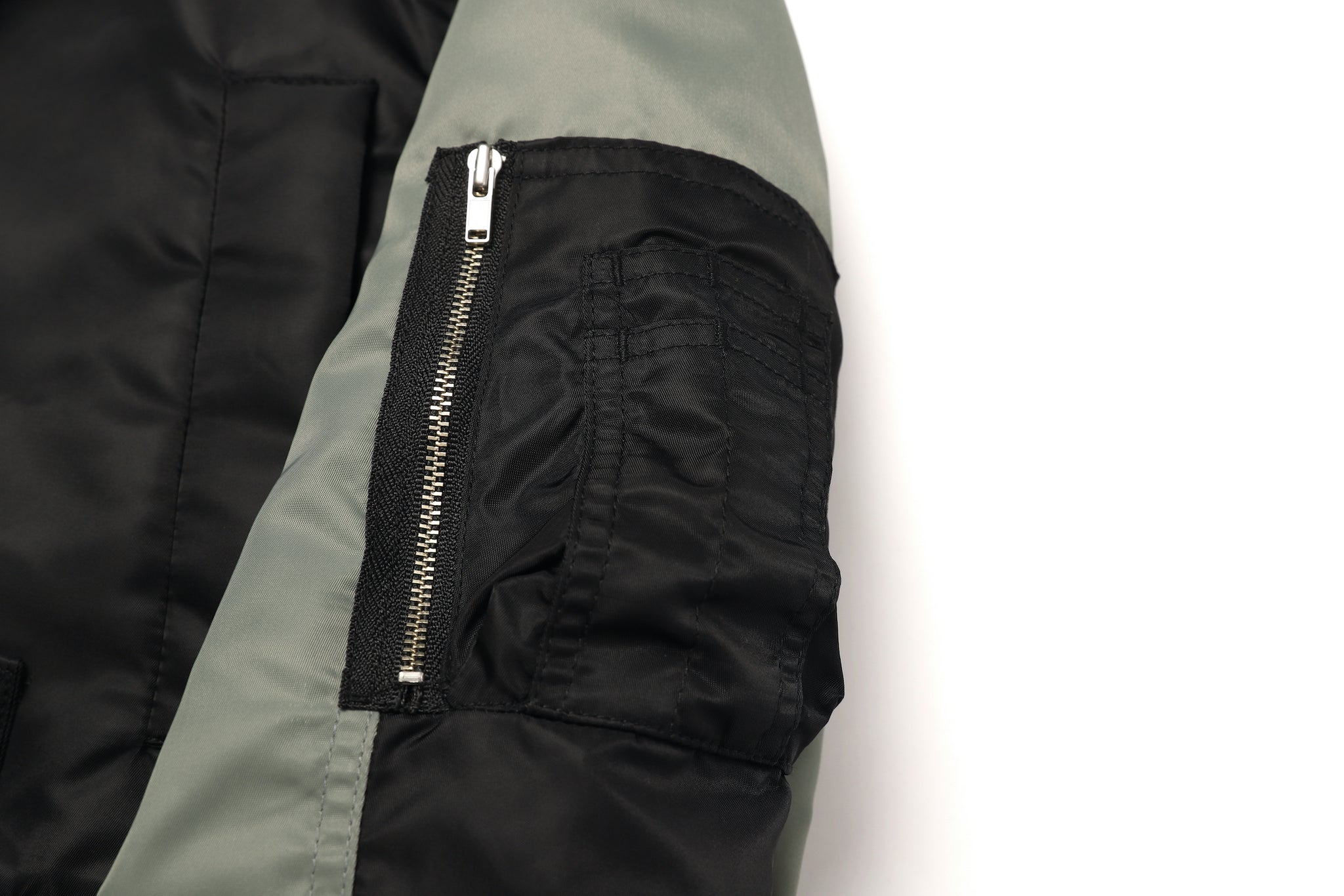 COMBINATION MA-1 JACKET / BLACK