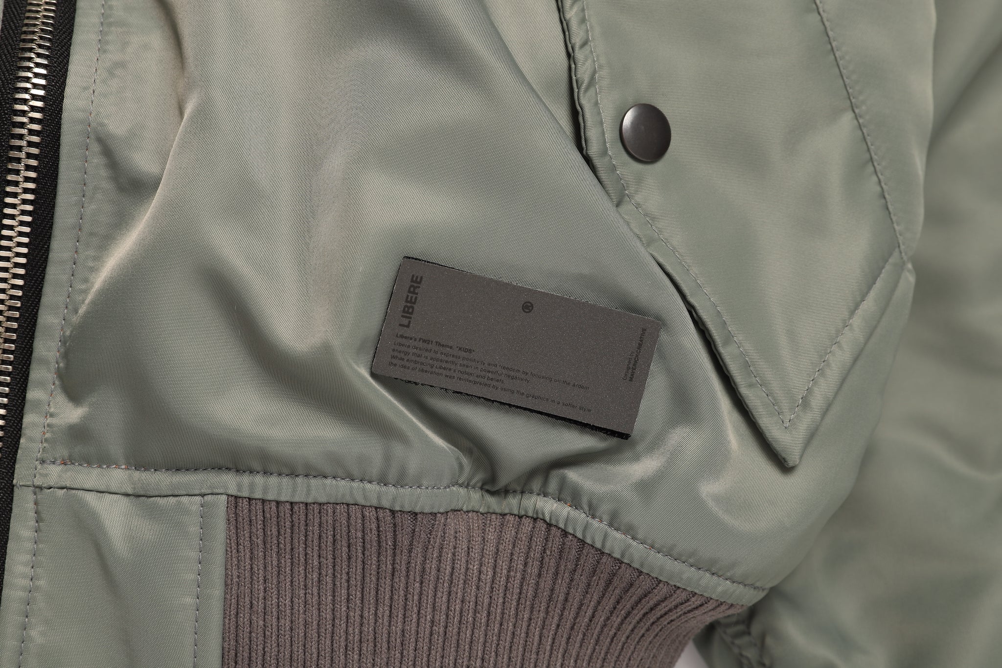 COMBINATION MA-1 JACKET / BLACK