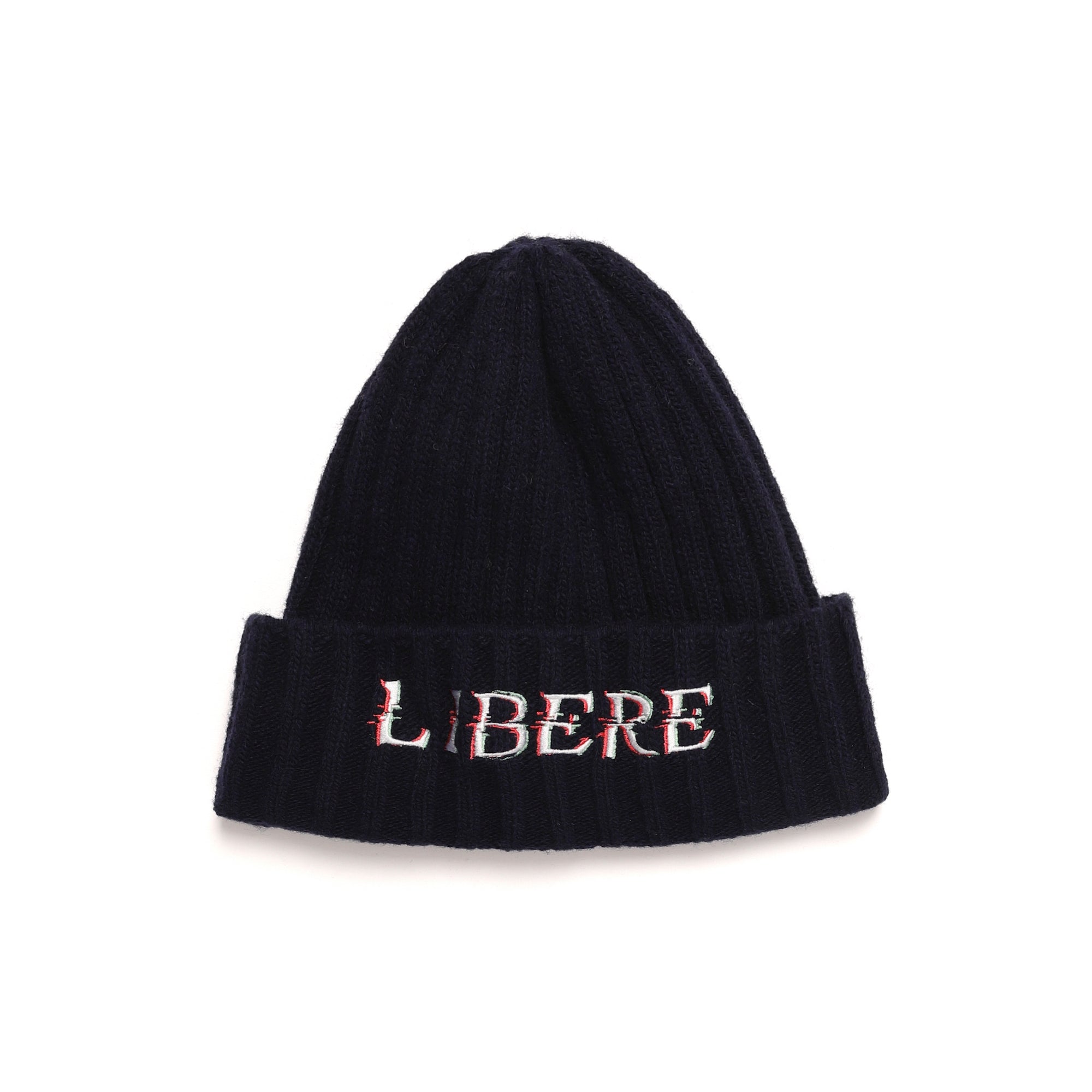 GLITCH BEANIE / NAVY