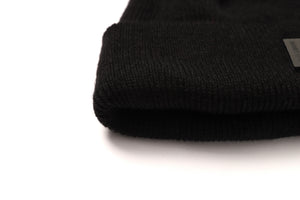 PIXEL LOGO BEANIE / BLACK
