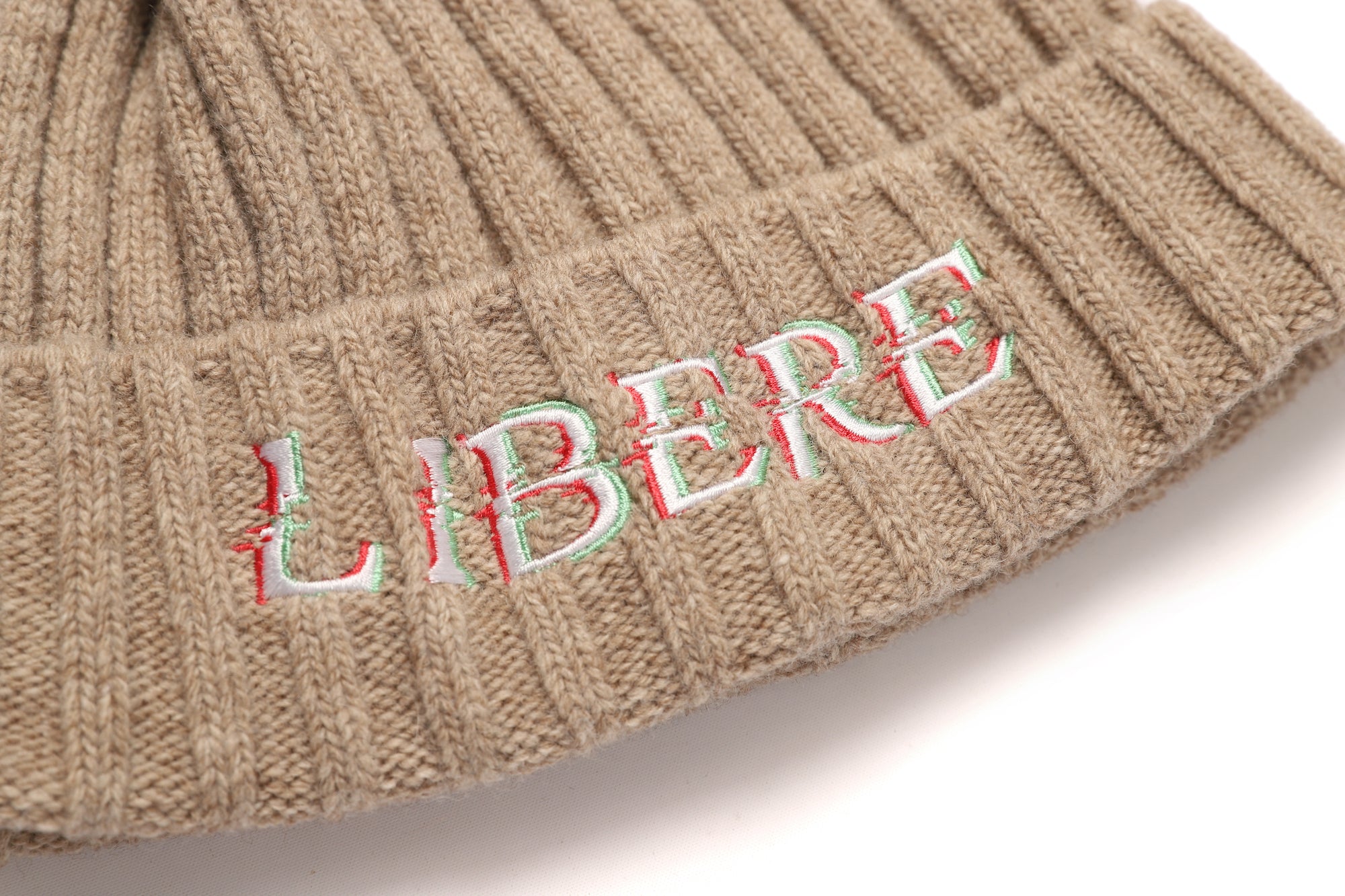 GLITCH BEANIE / BEIGE