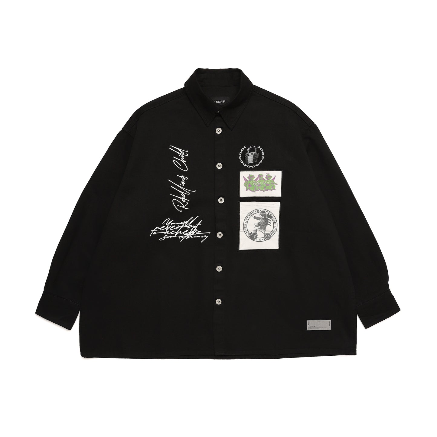 COLLAGE SHIRTS / BLACK