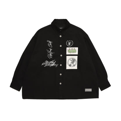 COLLAGE SHIRTS / BLACK