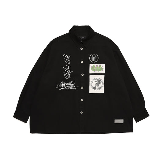 COLLAGE SHIRTS / BLACK