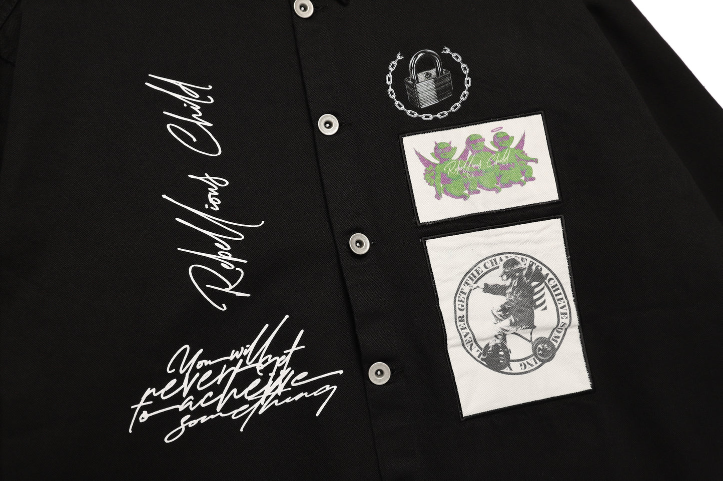 COLLAGE SHIRTS / BLACK