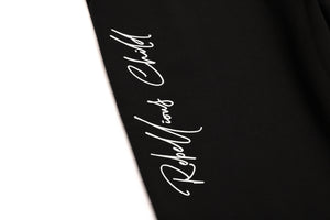COLLAGE SWEAT PANTS / BLACK