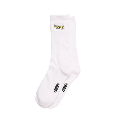 SOCKS 2-1 PACK / WHITE-BLACK