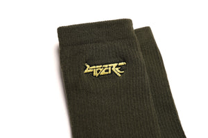 SOCKS 2-1 PACK / OLIVE-GRAY