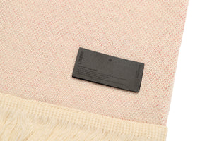 GLITCH LOGO MUFFLER / IVORY