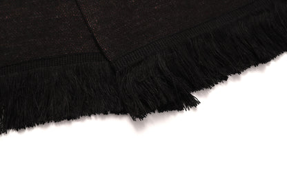 GLITCH LOGO MUFFLER / BLACK