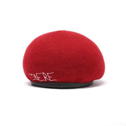 SLOGAN BERET / CRIMSON
