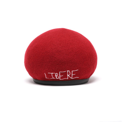 SLOGAN BERET / CRIMSON