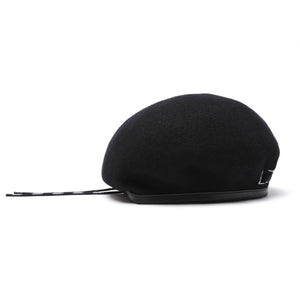 SLOGAN BERET / BLACK
