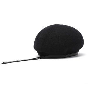 SLOGAN BERET / BLACK