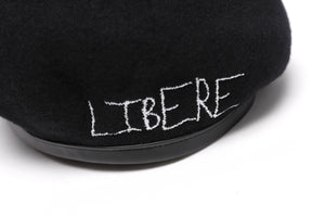 SLOGAN BERET / BLACK