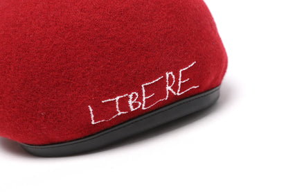 SLOGAN BERET / CRIMSON
