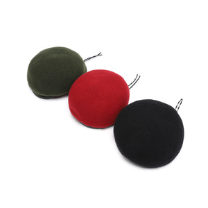 SLOGAN BERET / BLACK