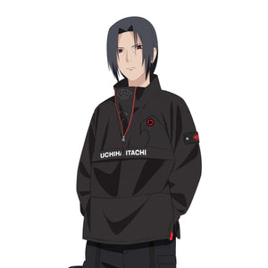 TEAM-AK PULLOVER JAKET / BLACK