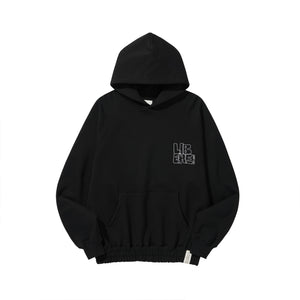 LOGO BANDING HOODIE / BLACK – LIBERE