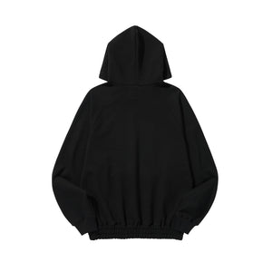 LOGO BANDING HOODIE / BLACK