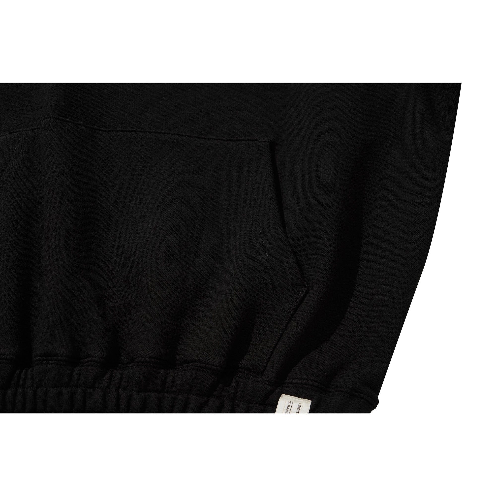 LOGO BANDING HOODIE / BLACK