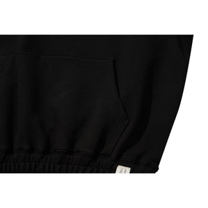 LOGO BANDING HOODIE / BLACK