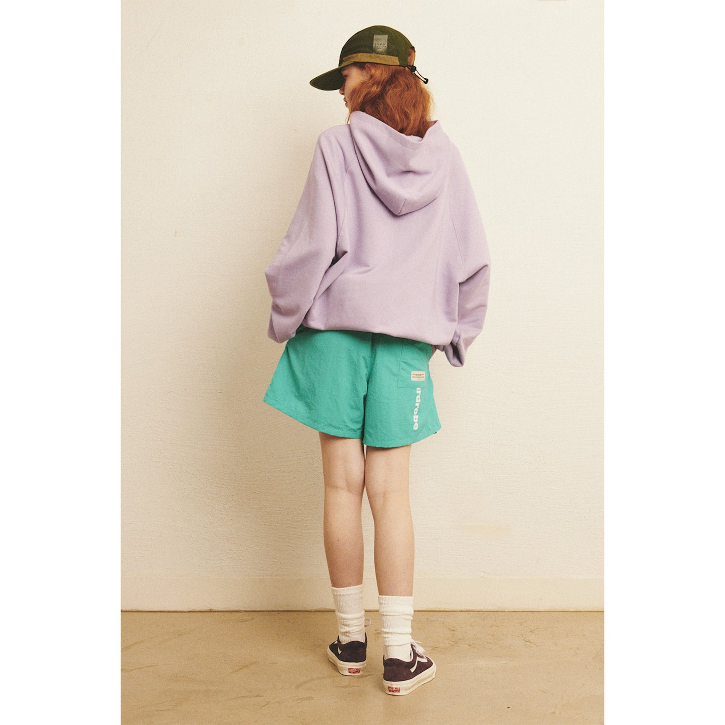 LOGO BANDING HOODIE / VIOLET